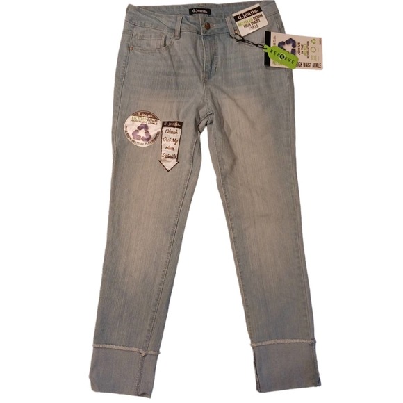 d.jeans Denim - NWT d.jeans recycled denim high waist ankle jeans sz 4 light wash